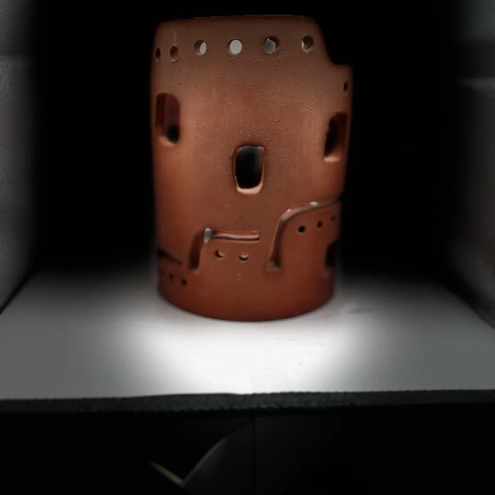 Rustic Terracotta Candle Holder